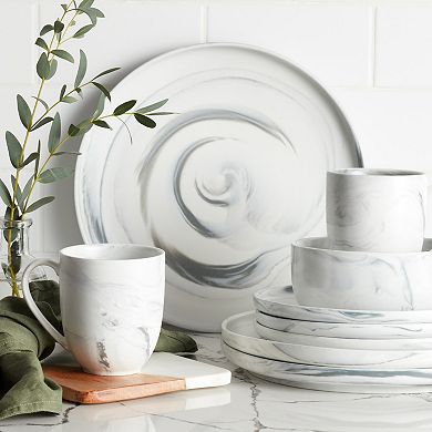 Stone Lain Brighton Porcelain 32-Piece Dinnerware Set