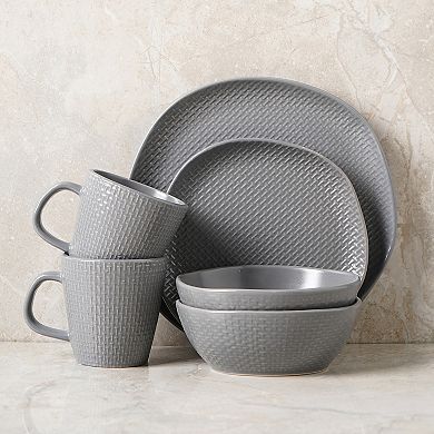 Stone Lain Abigail Stoneware 16-Piece Dinnerware Set