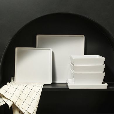 Stone Lain Grace Stoneware 24-Piece Dinnerware Set