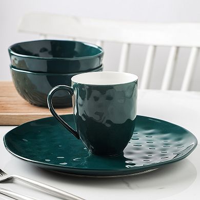 Stone Lain Ivy Porcelain 24-Piece Dinnerware Set