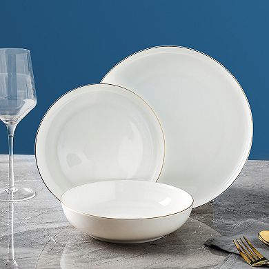Stone Lain Gabrielle Bone China 12-Piece Dinnerware Set