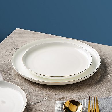 Stone Lain Gabrielle Bone China 12-Piece Dinnerware Set