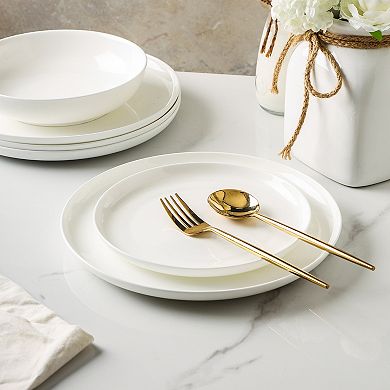 Stone Lain Gabrielle Bone China 12-Piece Dinnerware Set