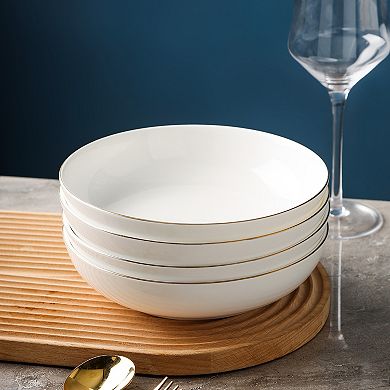 Stone Lain Gabrielle Bone China 24-Piece Dinnerware Set