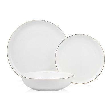 Stone Lain Gabrielle Bone China 24-Piece Dinnerware Set