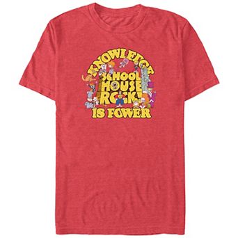 Big & Tall Schoolhouse Rock! Knowledge Is Power Graphic Tee