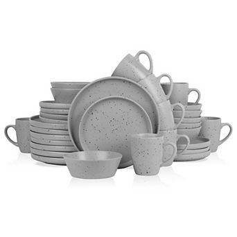 Stone Lain Jade Stoneware 32 pc Dinnerware Set