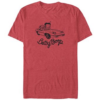 Big & Tall Betty Boop Car Ride Graphic Tee