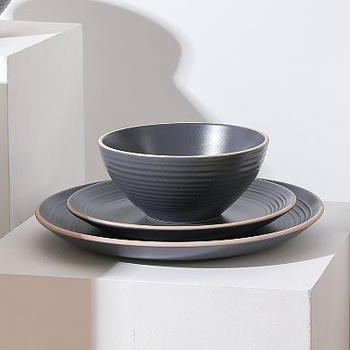 Stone Lain Lauren Stoneware 32-Piece Dinnerware Set