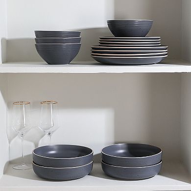 Stone Lain Lauren Stoneware 32-Piece Dinnerware Set