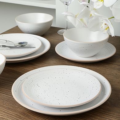 Stone Lain Lauren Stoneware 32-Piece Dinnerware Set