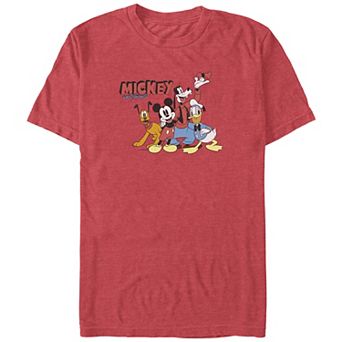 Disney's Mickey Mouse And Friends Group Big & Tall Graphic Tee