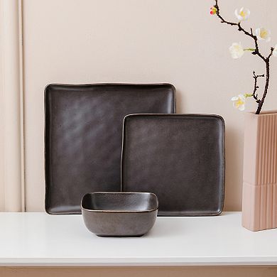 Stone Lain Jonny Stoneware 12-Piece Dinnerware Set