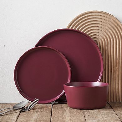 Stone Lain Chelsea Stoneware 24-Piece Dinnerware Set
