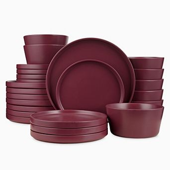 Stone Lain Chelsea Stoneware 24-Piece Dinnerware Set