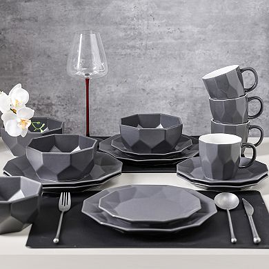 Stone Lain Jamie Porcelain 32-Piece Dinnerware Set