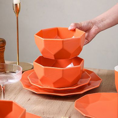 Stone Lain Jamie Porcelain 32-Piece Dinnerware Set