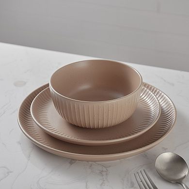 Stone Lain Logan Stoneware 24-Piece Dinnerware Set