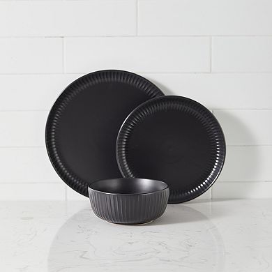 Stone Lain Logan Stoneware 24-Piece Dinnerware Set