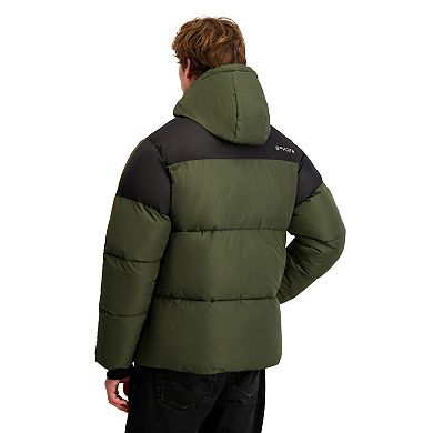Men's Spyder Hooded Heavy Puffer Jacket