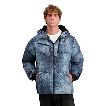 Men's Spyder Hooded Heavy Puffer Jacket