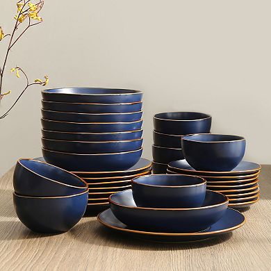 Stone Lain Brasa Stoneware 32-Piece Dinnerware Set