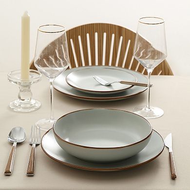 Stone Lain Brasa Stoneware 32-Piece Dinnerware Set