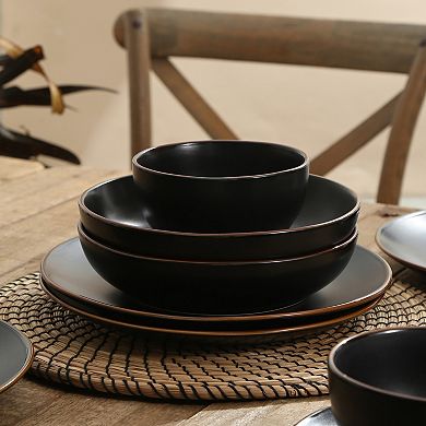 Stone Lain Brasa Stoneware 32-Piece Dinnerware Set