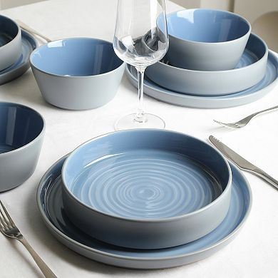 Stone Lain Elica Stoneware 12-Piece Dinnerware Set