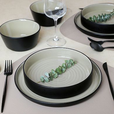 Stone Lain Elica Stoneware 24-Piece Dinnerware Set