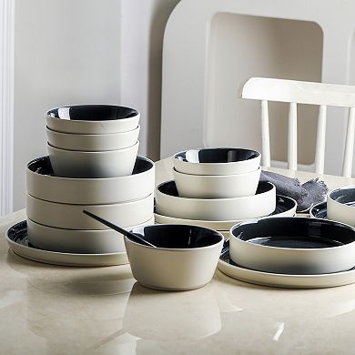 Stone Lain Elica Stoneware 24-Piece Dinnerware Set