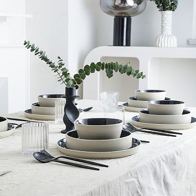 Stone Lain Elica Stoneware 24-Piece Dinnerware Set