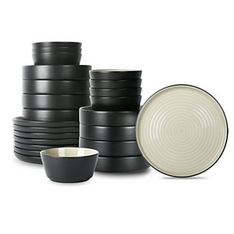 Stone Lain Elica Stoneware 24 pc Dinnerware Set