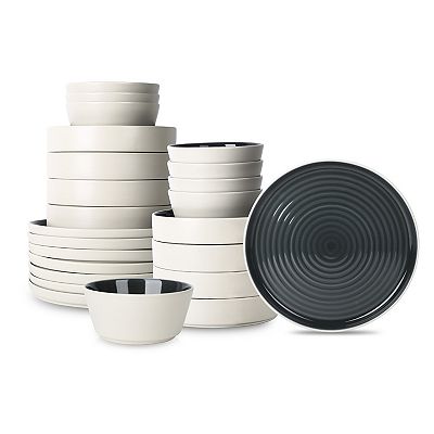 Stone Lain Elica Stoneware 24-Piece Dinnerware Set