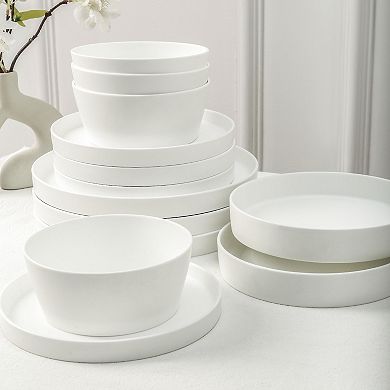 Stone Lain Fosca Bone China 16-Piece Dinnerware Set