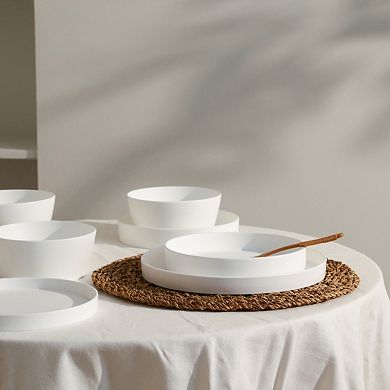 Stone Lain Fosca Bone China 16-Piece Dinnerware Set