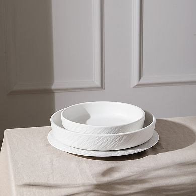 Stone Lain Senso New Bone China 12-Piece Dinnerware Set