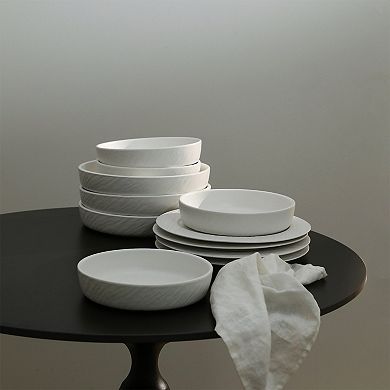 Stone Lain Senso New Bone China 24-Piece Dinnerware Set