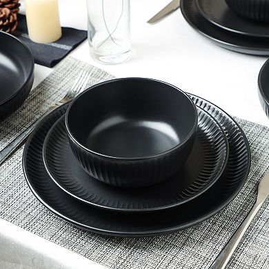 Stone Lain Logan Stoneware 16-Piece Dinnerware Set