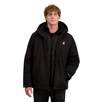 Men's Spyder Snow System Hooded Winter Jacket