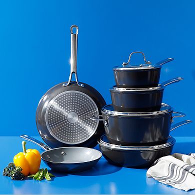 Sur La Table Kitchen Essentials 10-pc. Titanium Ceramic Nonstick Aluminum Cookware Set
