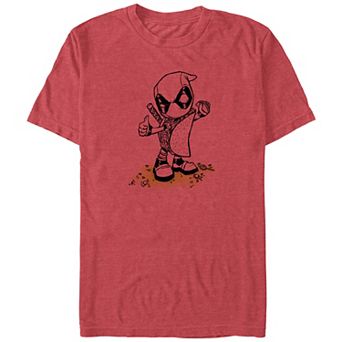 Big & Tall Marvel Deadpool Taco Costume Graphic Tee