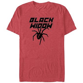 Big & Tall Marvel Black Widow Name Logo Graphic Tee