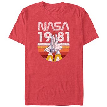 Big & Tall Nasa 1981 Stamp Graphic Tee