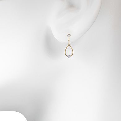 LC Lauren Conrad Cubic Zirconia Teardrop Earrings