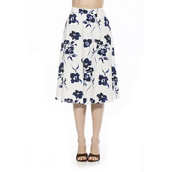 Women's ALEXIA ADMOR Mabel Midi Flared Skirt