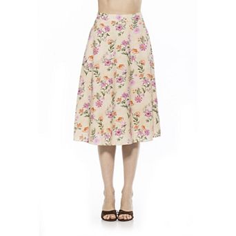 Women's ALEXIA ADMOR Mabel Midi Flared Skirt