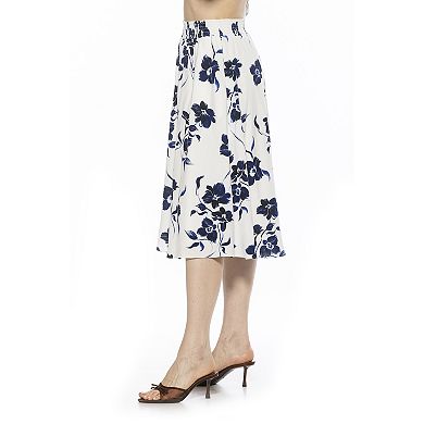 Women's ALEXIA ADMOR Kliene Smocked Waistband Skirt
