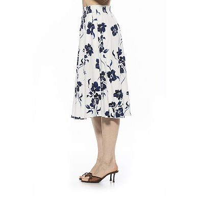 Women's ALEXIA ADMOR Kliene Smocked Waistband Skirt