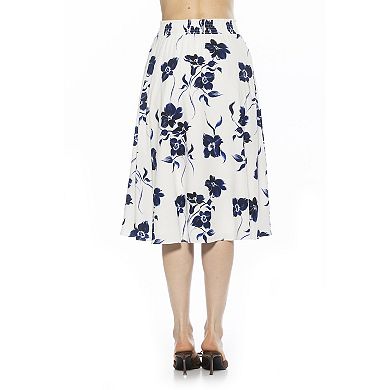 Women's ALEXIA ADMOR Kliene Smocked Waistband Skirt